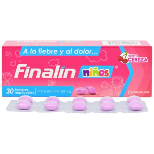FINALIN NINOS 160 MG TABLETA