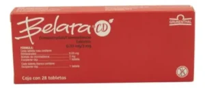BELARA 0.03 MG 2 MG TABLETA