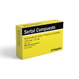 SERTAL COMPUESTO 10 125MG TABLETA