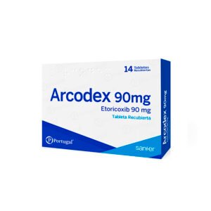 ARCODEX 90MG TAB RECUBIERTAS