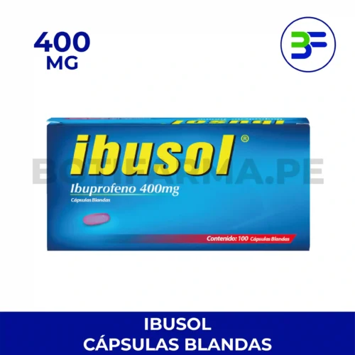 IBUSOL 400MG CAPSULAS BLANDAS