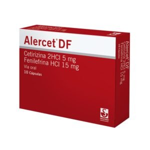 ALERCET DF 15 5MG CAPSULA