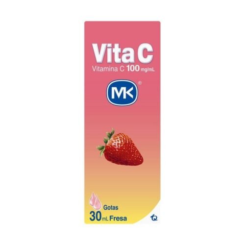 VITAMINA C 100MG FRESA GOTAS