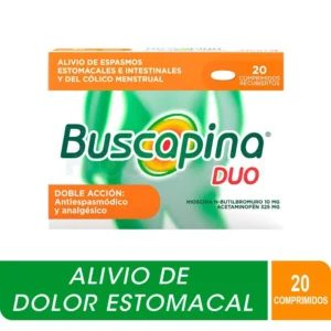 BUSCAPINA DUO 10MG/325MG COMPRIMIDOS