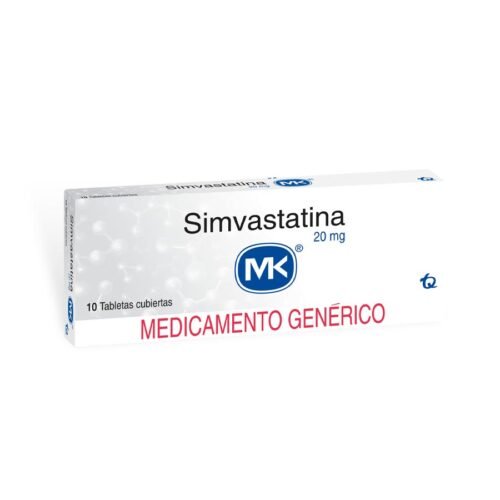 SIMVASTATINA 20MG TABLETA