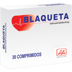 BLAQUETA 81MG TABLETA