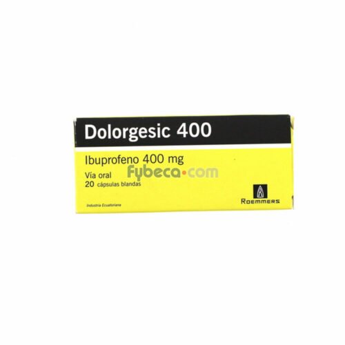DOLORGESIC 400MG CAP. BLANDA