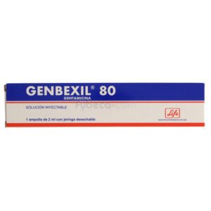 GENBEXIL 80 MG AMPOLLA JERING