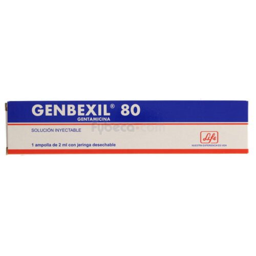 GENBEXIL 80 MG AMPOLLA JERING