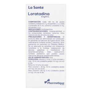 LORATADINA 5MG JARABE