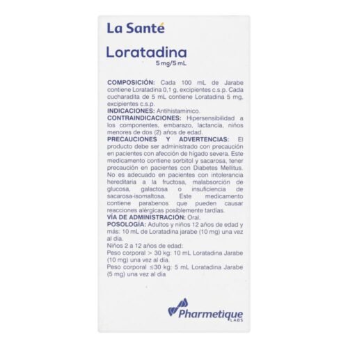 LORATADINA 5MG JARABE