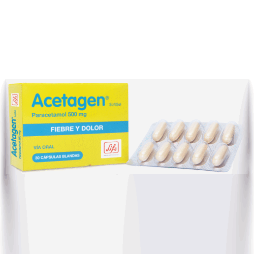 ACETAGEN 500MG SOFT GEL