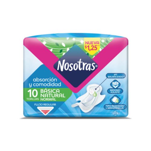 TOALLA NOSOTRAS BASICA CON ALAS