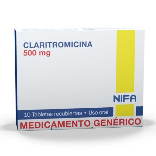 CLARITROMICINA 500 MG TABLETA