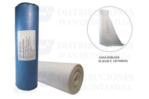 GASA ROLLO 90CM x 100 YARDAS DOBLADA