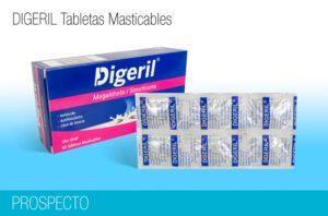 DIGERIL TABLETA MASTICABLE