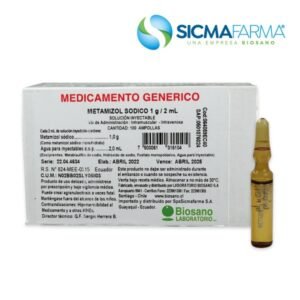 METAMIZOL  SODICO 1 G / 2 ML