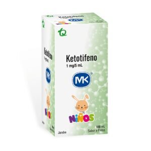 KETOTIFENO 1 MG 5 M JARABE