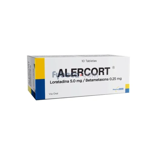 ALERCORT 05.MG 0.25MG TABLETAS