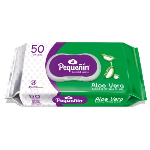 TOALLAS HUMEDAS CON ALOE x50
