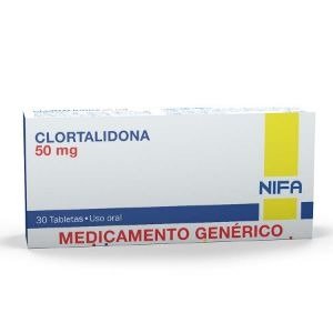CLORTALIDONA 50MG TABLETA