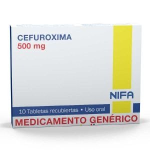 CEFUROXIMA 500MG