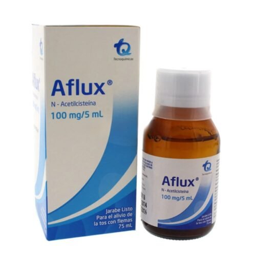ACETILCISTEINA 100MG 5ML JARABE AFLUX
