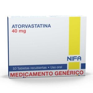 ATORVASTATINA 40 MG TABLETA