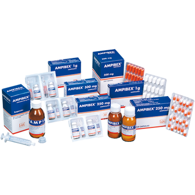 AMPIBEX 250 MG CAPSULAS