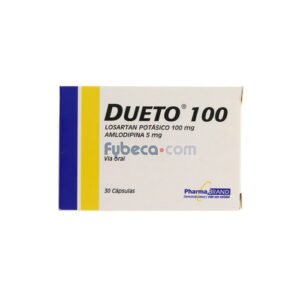 DUETO 5 MG 100 MG CAPSULAS
