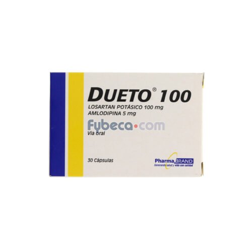 DUETO 5 MG 100 MG CAPSULAS
