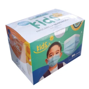 MASCARILLA C/ELASTICO DESCARTABLE AZUL PEDIATRICA