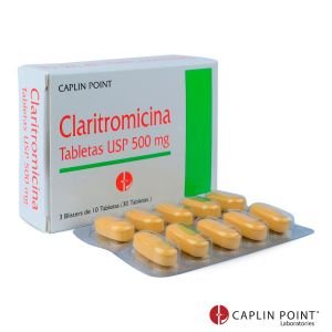 CLARITROMICINA 500MG TABLETA