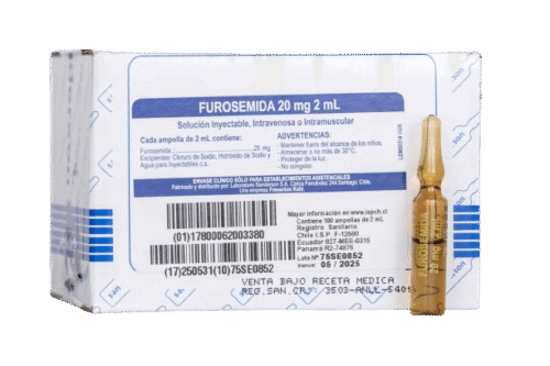 FUROSEMIDA 20MG/2ML