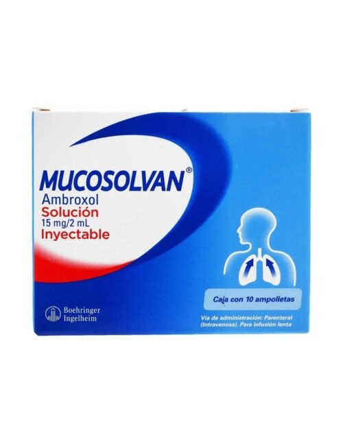 MUCOSOLVAN 15 MG AMPOLLA