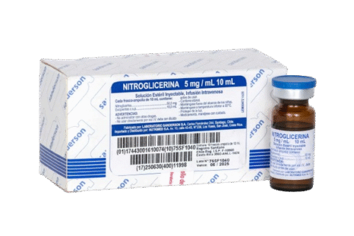 NITROGLICERINA 500MG/10ML