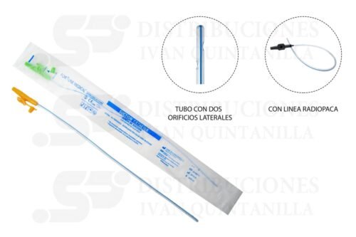 SONDA DE SUCCION No. 6 /8 /10 /12 /14 /16 /18 40CM