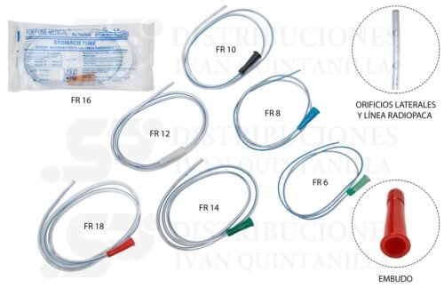 SONDA NASOGAST No. 6 /8 /10 /12 /14 /16 /18