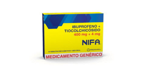 IBUPROFENO 400 MG TIALCOLCHINA 4 MG TABLETAS