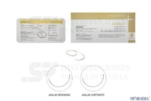 CATGUT CROMADO No 0 - 1 - 2/0 - 3/0 - 4/0 75CM UNIGUT