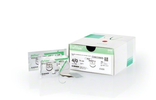 DAFILON No 2/0 - 3/0 - 4/0 - 5/0 - 6/0 AGUJA CURVA /RECTA