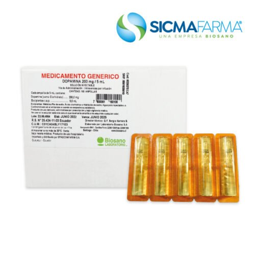 DOPAMINA 200MG/5ML