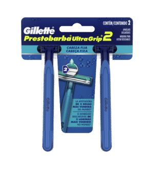 PRESTOBARBA ULTRA GRIP C/FIJA AZUL