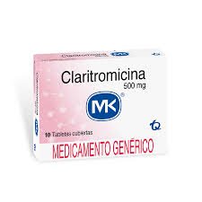 CLARITROMICINA 500 MG TABLETA