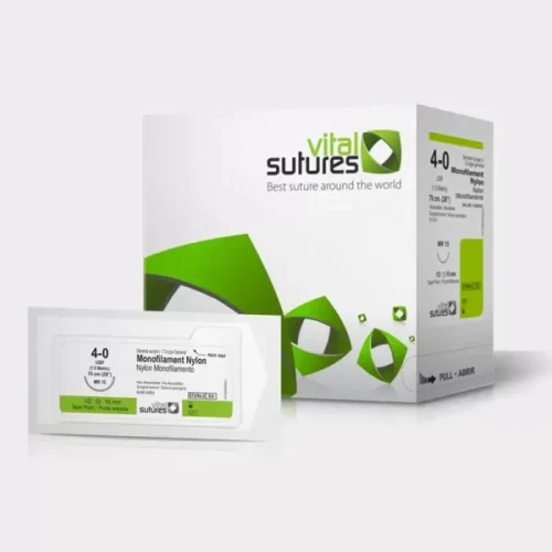 NYLON NEGRO MONOFILAMENTO DOBLE AGUJA 10-0