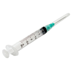 JERINGA 3cc AGUJA No.21 X 1/2