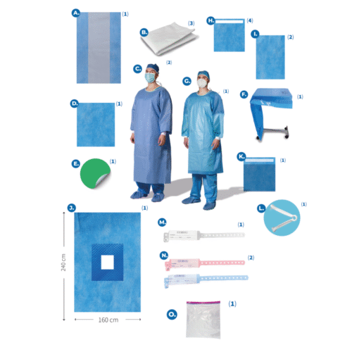 EQUIPO DE CESAREA ESTERIL